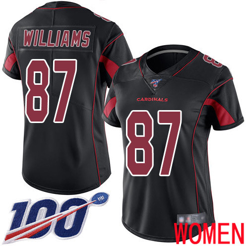 Arizona Cardinals Limited Black Women Maxx Williams Jersey NFL Football 87 100th Season Rush Vapor Untouchable